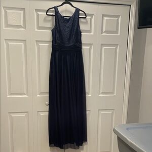 Elegant Navy Maxi Dress